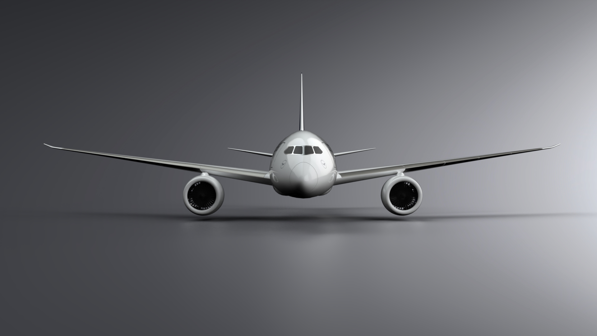 波音787汉莎航空渲染